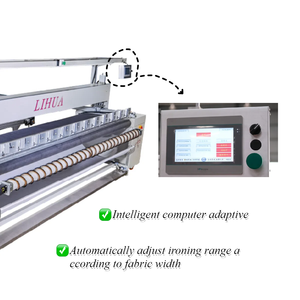 Lihua Fabric Bügel maschine Factory Curtain Production Voll automatische Dampf bügel ausrüstung
