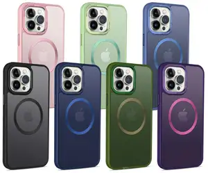 Translucent Series Hybrid Large hole Camera frame CD Texture phone Case For iphone15 14 13 12 11Pro X XS Max XR 7/8P