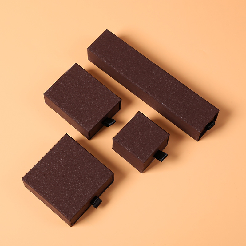 brown ring box 5*5.5*4cm