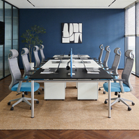 Chaise de bureau ergonomique certifiée BIFMA, capacité de charge 200 kg, mousse haute densité, avec support lombaire réglable en hauteur