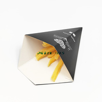 Boîtes d'emballage en crêpe de pièces, cône à crêpe