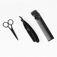 Kit de Limpieza y Cuidado de Barba para Hombre, Personalizado y Profesional, de Acero Inoxidable y Plástico