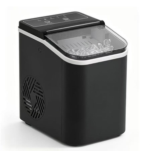 <span class=keywords><strong>Machine</strong></span> à glaçons automatique domestique 100W, double taille de glaçons, autonettoyante, avec drain inférieur pour fêtes en extérieur - Product Image 1