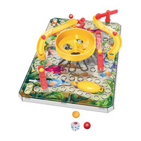 Jeu de société 3D Mini Serpents et Échelles en plastique sur le thème des pirates, jouet éducatif interactif parent-enfant à vendre