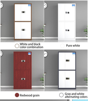 Armoire de classement en acier de grande taille, nouveau modèle, pour bureau et usage domestique, avec serrure électronique à code, pour matériaux d'archives et documents d'assurance, en métal.