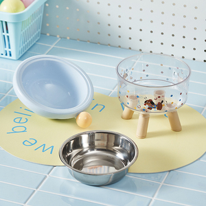 High-End Anti-Slip Pet Bowl - Stainless Steel <b>Cat</b> Dog <b>Feeder</b> Wholesale - Product Image 4