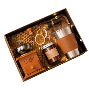 Juego de Regalo Empresarial de Alta Gama Estilo Ins, Cafetera de Cerámica Creativa y Práctica, Caja de Regalo Elegante con Serigrafía, Regalo para Profesores - Product Image 3