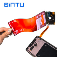 شاشة OLED مرنة بواجهة MIPI مقاس 6.67 بوصة بدقة 1080*2400، شاشة قابلة للانحناء بحجم ووظائف مخصصة، تدعم OEM وODM