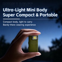 Senter Mini EDC Brightenlux dengan Klip Magnetik & Lampu Strobo RGB Isi Ulang Gantungan Kunci untuk Berkemah di Luar Ruangan Darurat Pabrik OEM