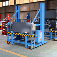 Rampe de chargement mobile pour conteneurs de petite taille, capacité de charge 2-3T, plateforme de déchargement hydraulique en acier au manganèse haute résistance, hauteur de levage 1700 mm