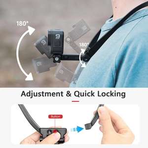 Support de cou portable pour caméra d'action, idéal pour vlogging, enregistrement, tournage en extérieur et voyages, compatible avec les téléphones – Vente en gros, haute qualité, prix abordable - Product Image 4