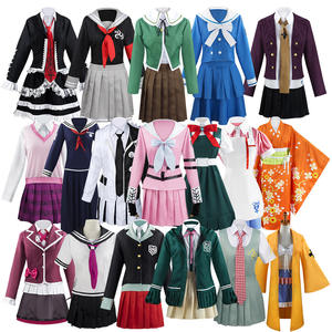 Disfraz de Cosplay de <span class=keywords><strong>Danganronpa</strong></span>, Mikan Tsumiki, Nanami Chiaki, Iruma Maki, Sonia Nevermind, Uniforme Escolar, Conjunto de Ropa y Peluca - Product Image 2