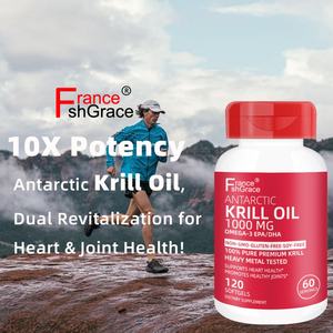 Huile de Krill Antarktique de Haute Qualité en Gélules Molles 1000 mg avec Oméga-3 pour Femmes et Hommes – Complément pour Soutenir la Santé des Articulations – 120 Gélules - Product Image 2