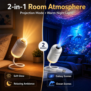 NUOVO Proiettore <span class=keywords><strong>di</strong></span> Stelle e Galassie USB Portatile Mini 360° a Tema Astronauta °   <span class=keywords><strong>Luce</strong></span> Notturna LED Regolabile a Cielo Stellato per Camera da Letto e Decorazione Auto - Product Image 2