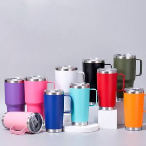 Taza de Viaje Aislada de 20 oz, Acero Inoxidable con Tapa Deslizante, Apta para Portavasos de Auto, Taza Aislada, Regalo Promocional ASM26 - Product Image 3