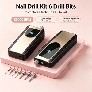 Machine à ongles professionnelle 30000 tr/min, portable, rechargeable, électrique, moteur sans balais, qualité salon - Product Image 6