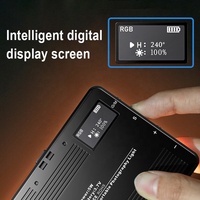 Caméra vidéo de photographie éclairage rvb Mini panneau lumineux LED bicolore pour Selfie Tiktok maquillage conférence jeu