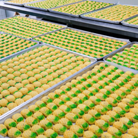 Toptan Halal Tatlı Ananaslı Kek 6 Adet 200g Paket Şekerli Gofret Kurabiye Biscotti Hazır Kullanım Tayland Minh Vietnam Fabrikası