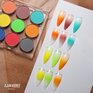 Polvo de Uñas Degradado Efecto Espejo Mágico en 9 Colores Sólidos para Decoración de Uñas DIY - Product Image 5