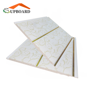 Panneau mural en PVC au design moderne <span class=keywords><strong>Bande</strong></span> de plafond de douche en plastique 45% 2.9kg ignifuge et étanche à l'humidité pour les applications hôtelières - Product Image 1