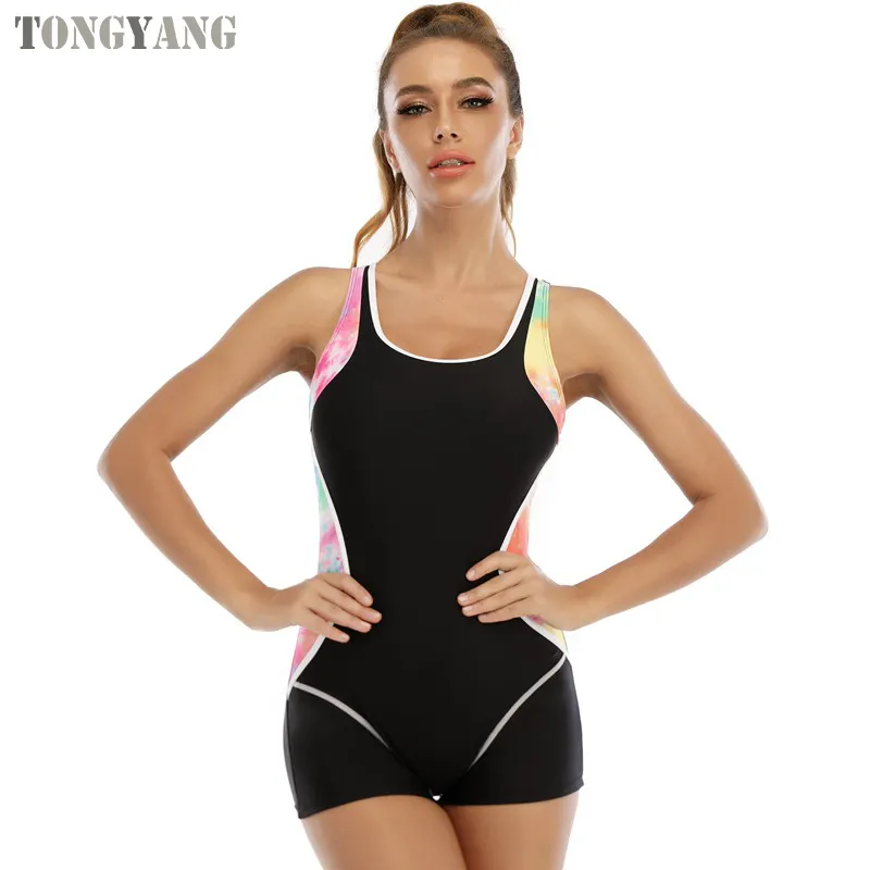 TONGYANG kadınlar tek parça mayo artı boyutu bayanlar sörf mayo kadın profesyonel mayo Beachwear