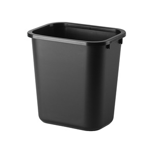 Petits poubelles carrées pour chambres d'hôtes, poubelles ignifuges, corbeilles à déchets en plastique pour salles de bain commerciales - Product Image 1