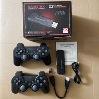 X2 Mini Tv Consola De Juegos Portatil Contrôleur Sans Fil Pc Avec Jeu Arcade Joystick 30000 Rétro Jeux Bâton Pour Ps1/Fc/Gba