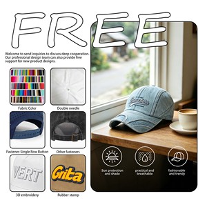 Custom High End Baseball Cap Snapback Closed Back Cap Embroidery Logo Two Tone Design Flex Fit <b>Flat</b> Brim <b>Hats</b> - Product Image 2