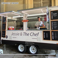 Remorque alimentaire OEM, camion de restauration pour événements avec équipement de cuisine complet, restaurant mobile, remorque toilettes