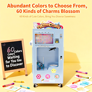 Máquina Expendedora Inteligente de Algodón de Azúcar IMakeTech con Pantalla Táctil de 21.5 Pulgadas, Múltiples Opciones de Pago, Monitoreo Automático del Stock y Refrigeración - Product Image 4