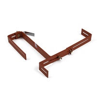 Support de jardinière de balcon réglable avec revêtement en poudre, design personnalisé, pour maison et jardin