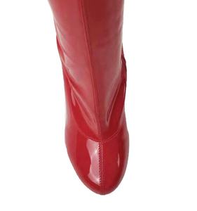 2023 popolare 6 pollici 15cm piattaforma spogliarellista stiletto <span class=keywords><strong>tacco</strong></span> alto sexy cerniera <span class=keywords><strong>stivali</strong></span> <span class=keywords><strong>alti</strong></span> alla coscia - Product Image 5