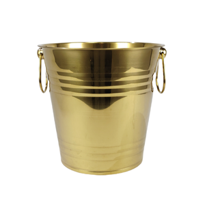 Prezzo a buon mercato all'ingrosso oro argento in acciaio inox secchiello di ghiaccio ghiaccio Champagne birra barile per Bar birra refrigerata - Product Image 6