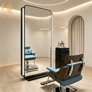 <span class=keywords><strong>Espejos</strong></span> de Salón Chuque <span class=keywords><strong>para</strong></span> Barbería y Estación de Maquillaje, Espejo de Peluquería <span class=keywords><strong>con</strong></span> <span class=keywords><strong>Luces</strong></span> - Product Image 1