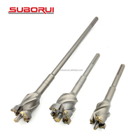 Foret à percussion électrique SUBORUI en carbure SDS Max pour mur creux, scie cloche pour béton, pierre, mur en béton
