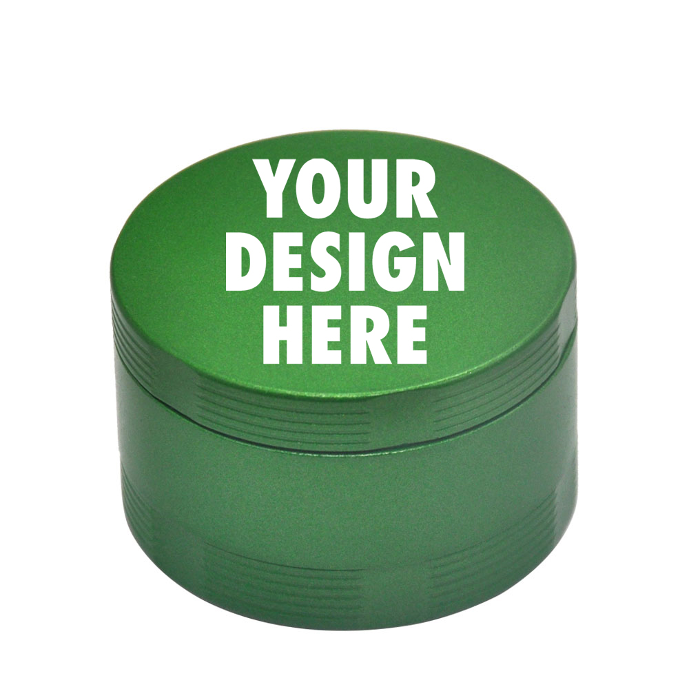 Керамическая поверхность, антипригарная, оптовая продажа, 4 части, высокое качество, Классическая алюминиевая измельчитель для табака, сухой травы