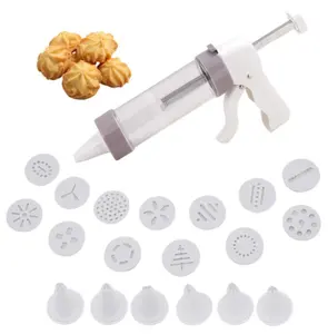 Cookie Mold Gun Diy Gebak Spuit Extruder Nozzles Icing Piping Cream Muffin Biscuit Maker Machine Cake Gereedschappen