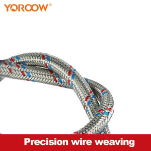 <span class=keywords><strong>Tuyau</strong></span> d'eau chaude et froide au design moderne avec tube intérieur en acier inoxydable 304 et EPDM raccord de lavabo de qualité pour salles de bains - Product Image 4