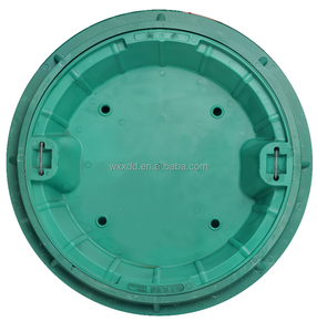 SMC 수지 잔디 맨홀 커버 잔디 심기를위한 정원 공원 물 우물에 대한 복합 맨홀 커버 - Product Image 6