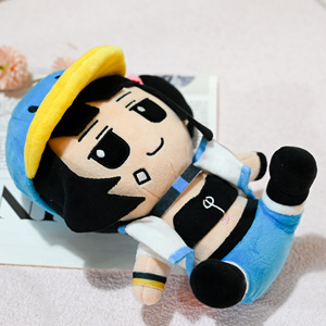 Мягкие плюшевые куклы-идолы в стиле аниме с шапкой, сертифицированные CE и CPSC, на заказ, от производителя (OEM) - Product Image 5