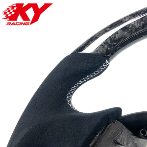 Accessoires intérieurs automobiles, volant sport en cuir et fibre de carbone forgée pour Honda S2000 S2K EP3 AP1 AP2 Acura RSX - Product Image 2