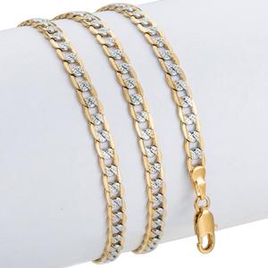 Collana a catena Color <span class=keywords><strong>oro</strong></span> per uomini e donne con catena a maglie cubane collana uomo moda gioielli da uomo regali all'ingrosso 4mm - Product Image 4