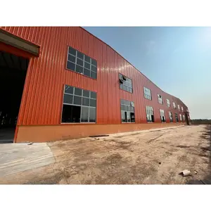 Çelik yapılar için sıcak daldırma galvanizleme endüstriyel bina prefabrik çelik yapı atölyesi yapı