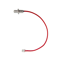 Sensor Suhu Analog Output QCZH M6 Thread NTC Thermistor 10k-100k B3950 Akurasi 1% (-30~120) untuk Penggunaan Mesin Cuci dan Pengering