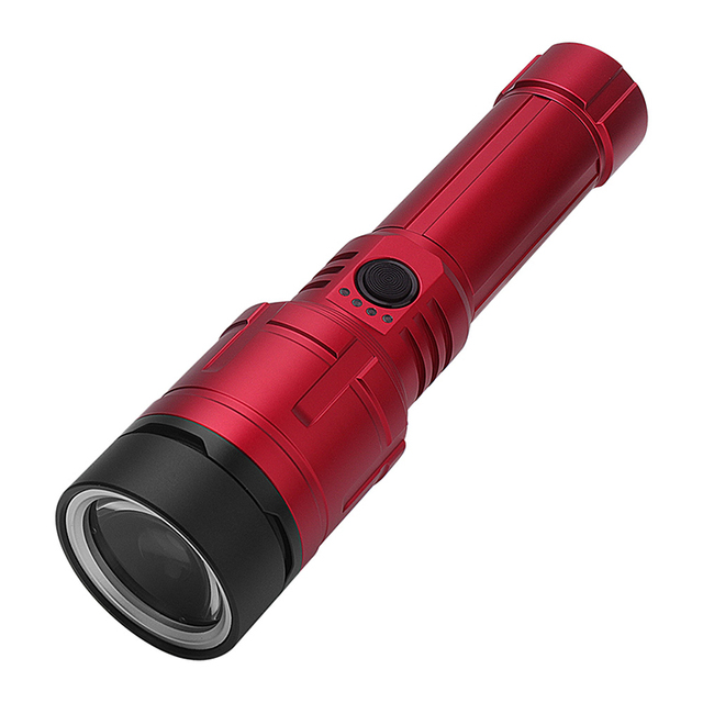USB Rechargeable Flashlight with Type C Port and Power Bank Output 1400 Lumens Flashlights Torch