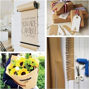 กระดาษห่อกระดาษคราฟท์สำหรับห่อของขวัญแบบ55GSM - Product Image 3