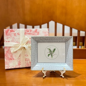 Bandeja de Almacenamiento Decorativa para el Hogar con Diseño Creativo de Orquídea Campana de la Suerte, Cenicero de Cerámica Exquisito - Product Image 2