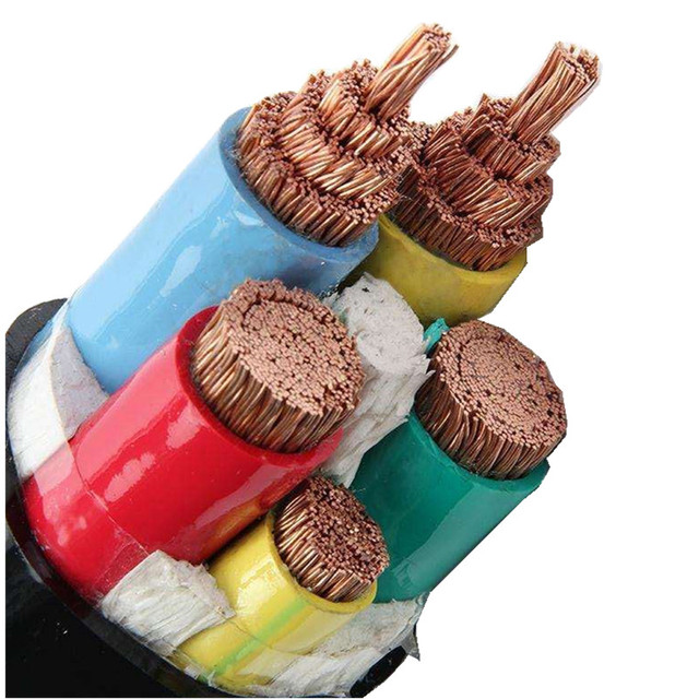 5 Core Copper Conductor XLPE Insulated PVC Jacket Flexible Electric Power Cable 25mm 35mm 50mm 0.6/1KV Black Underground