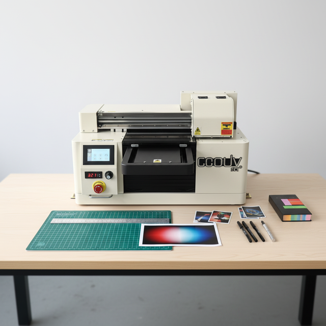 XP600 Automatic New A3 UV Inkjet Flatbed Printer for Cell Phone Case and Digital Printing Shop Use