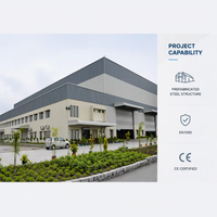 Bâtiments d'entrepôt métalliques préfabriqués économiques et de grande hauteur pour supermarchés et bureaux – Conception industrielle